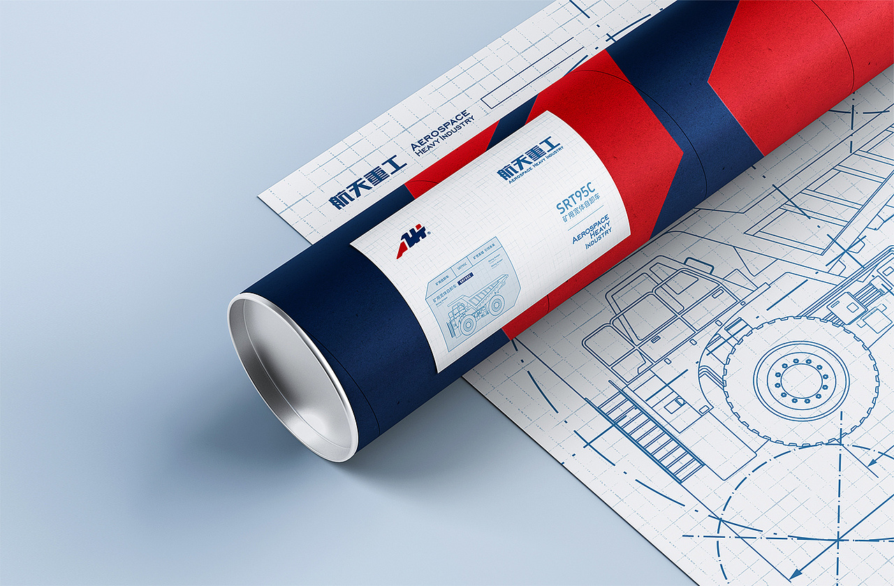 LOGO 重型工程机械车LOGO设计 航天重工LOGO VI设计（图ZMzY4NjA4MTQ0） - Logo - 站酷设计师一席一席原创素材 - 站酷ZCOOL