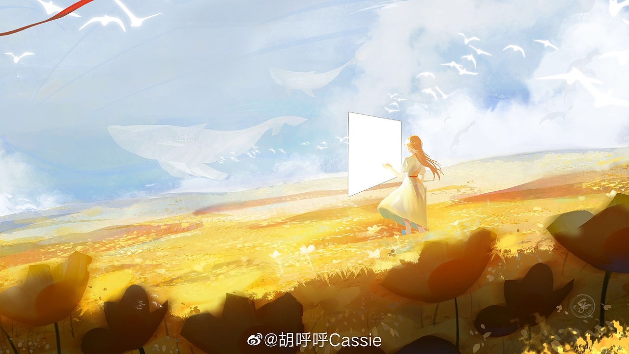 开满花的山坡｜#创作加油站#（图ZMzExOTU5NTgw） - 创作习作 - 站酷设计师胡呼呼Cassie原创素材 - 站酷ZCOOL