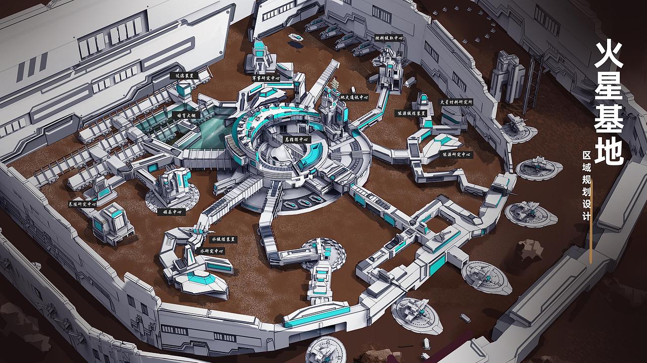 火星基地规划与单体拆分