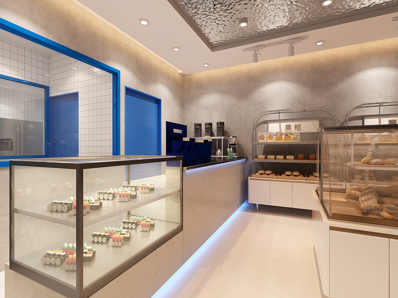 现代面包店奶茶店（图ZMjk2NDY3NTE2） - 酒店餐饮设计 - 站酷设计师星空工作室原创素材 - 站酷ZCOOL