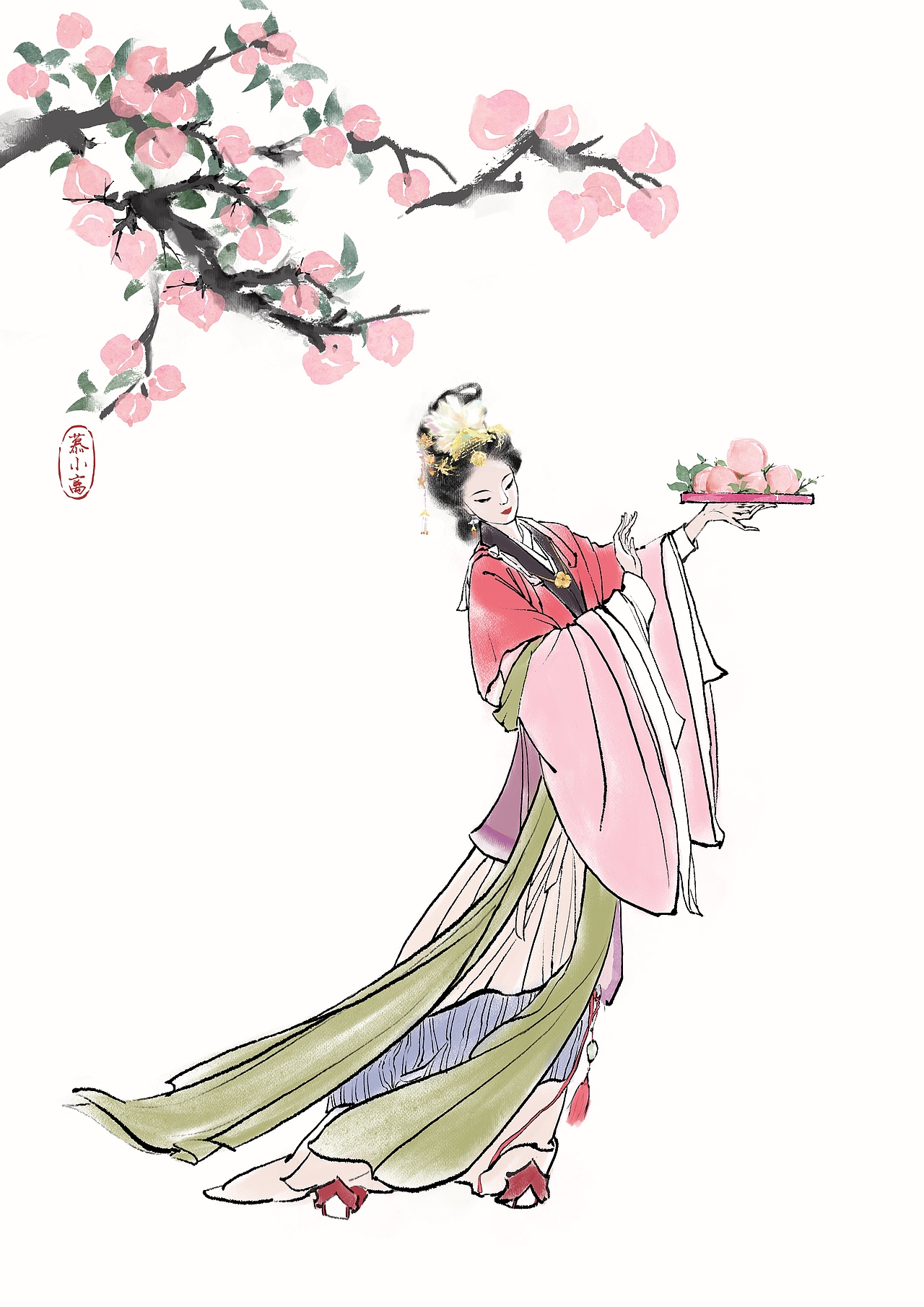 西池蟠桃子 一实三千年