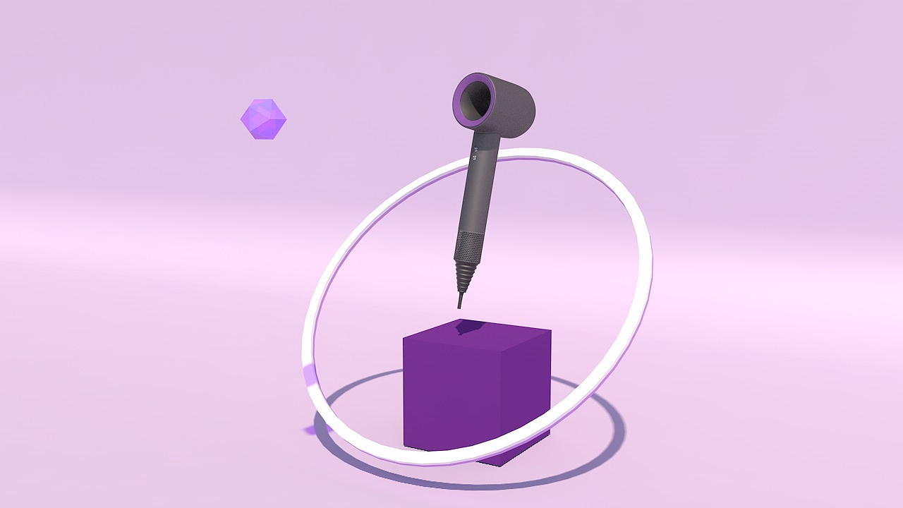 吹风机临摹（图ZMzA5NjgzNTg0） - 其他三维 - 站酷设计师虞十三原创素材 - 站酷ZCOOL