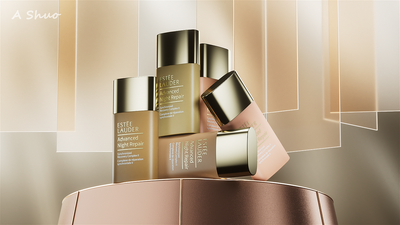 【C4D动态设计】雅诗兰黛粉底液