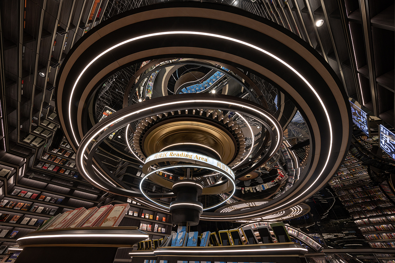 唯想国际 | 淮安钟书阁（图ZMzUzNTkzNzQ0） - 商业空间设计 - 站酷设计师李想_唯想国际原创素材 - 站酷ZCOOL