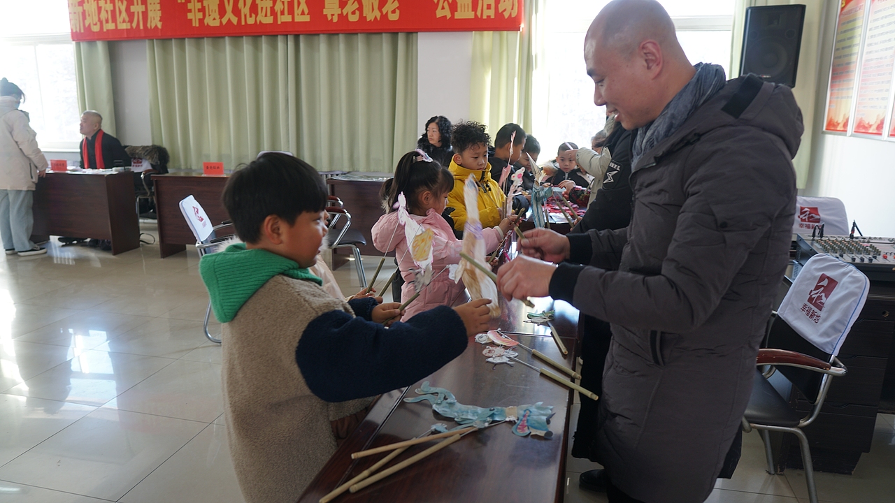 非遗进社区公益惠民活动走进顺城区葛布街道新地社区
