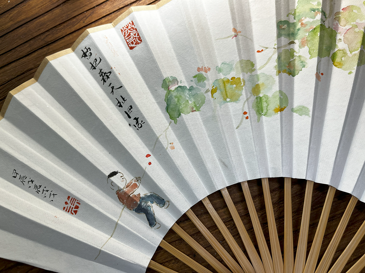 一把小扇（图ZMzcxMDUwNjE2） - 绘画 - 站酷设计师甲辰小夏原创素材 - 站酷ZCOOL