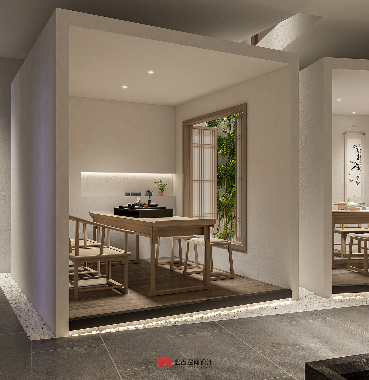 禅茶茶馆 | 盘古空间设计（图ZMzM3NjIzODgw） - 酒店餐饮设计 - 站酷设计师盘古空间设计原创素材 - 站酷ZCOOL