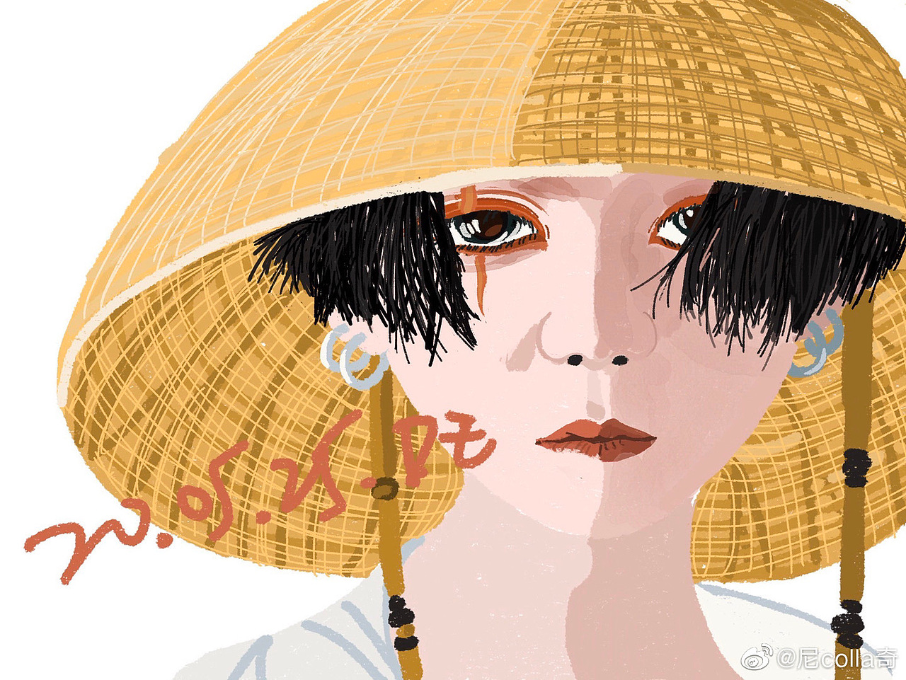 个人风格手指画