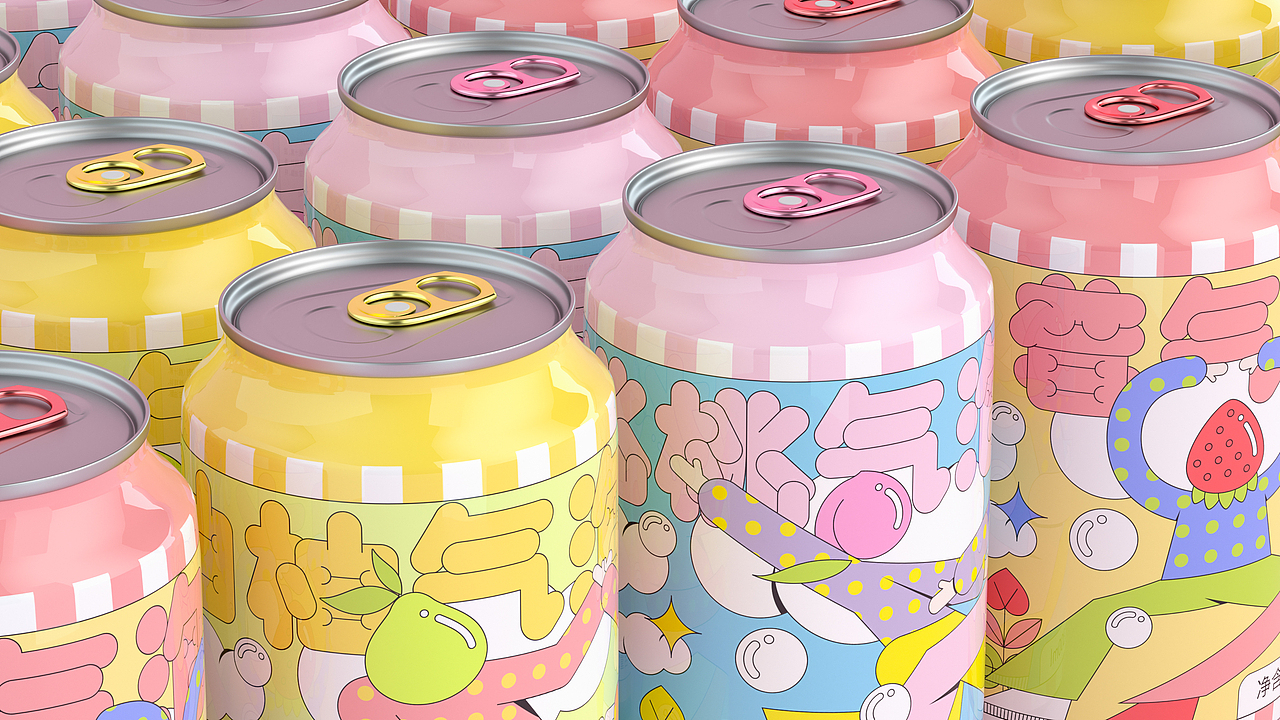 咕噜噜！！咕噜噜！！嗝 ~ ~ ~ 气泡水（图ZMzA1NjEzODIw） - 包装 - 站酷设计师是阿伟阿原创素材 - 站酷ZCOOL