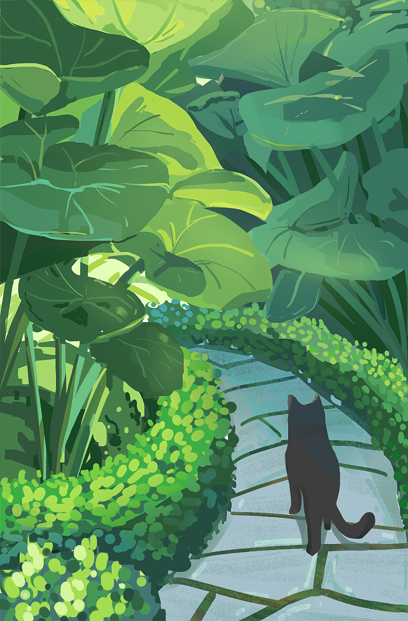 秘密花园（图ZMzE3NDM1Nzky） - 商业插画 - 站酷设计师雯_Levin原创素材 - 站酷ZCOOL