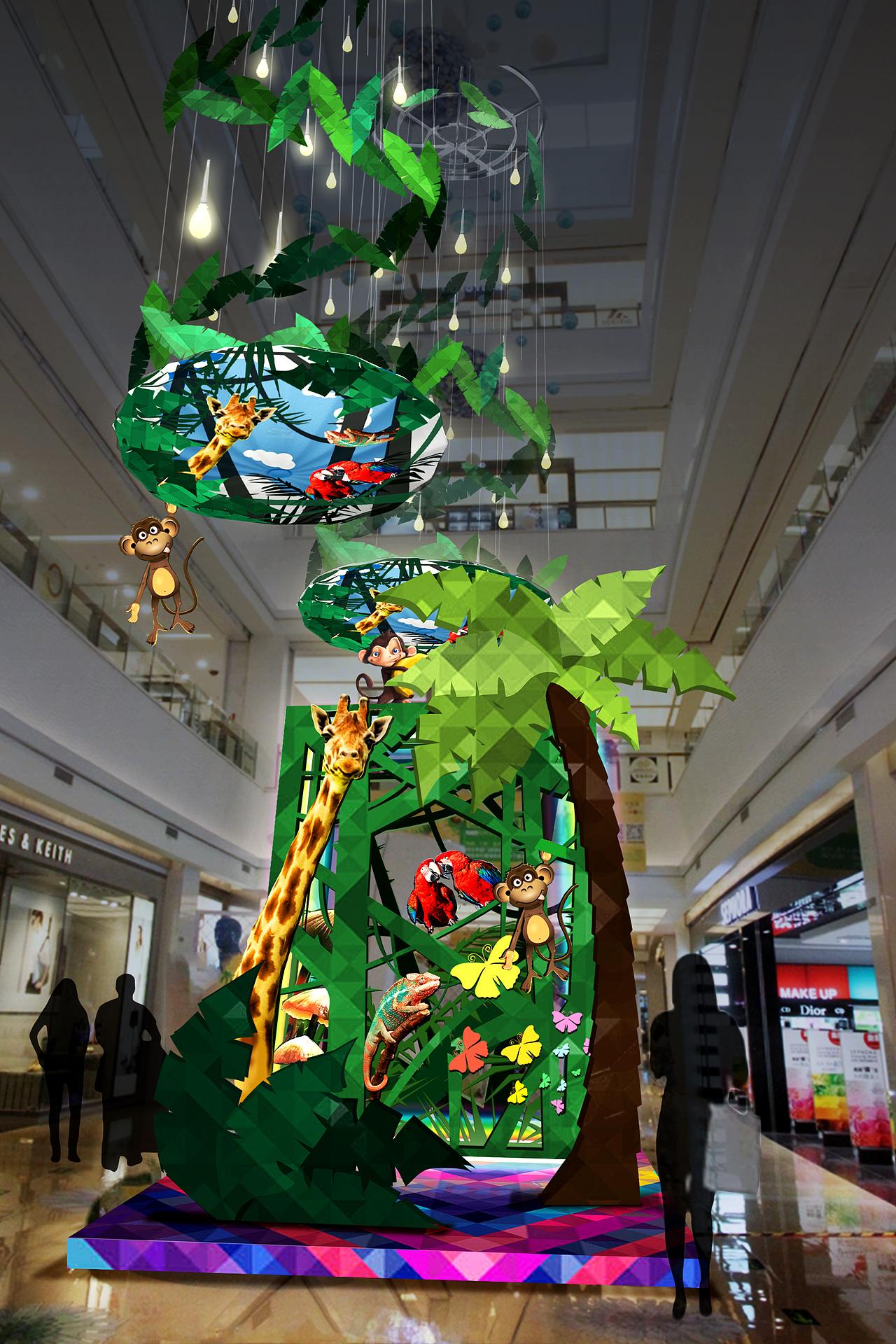 复古系列（二）2015宁波印象城春季装饰（图ZMzI5ODc5MDAw） - 其他空间 - 站酷设计师胖星守护者原创素材 - 站酷ZCOOL