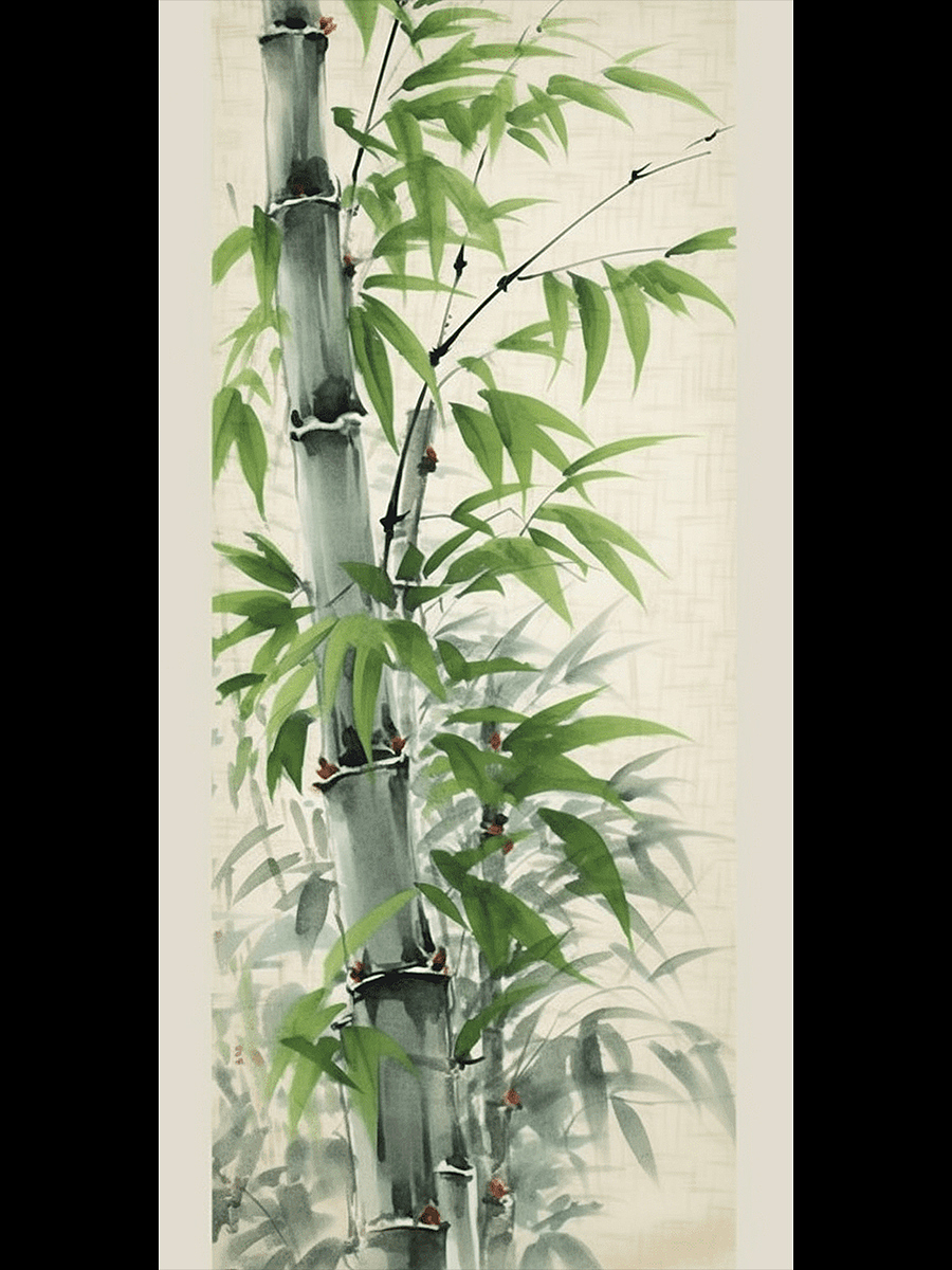 梅兰竹菊（图ZMzU2NDMyODYw） - AI作品 - 站酷设计师MIAO喵JANELIN原创素材 - 站酷ZCOOL