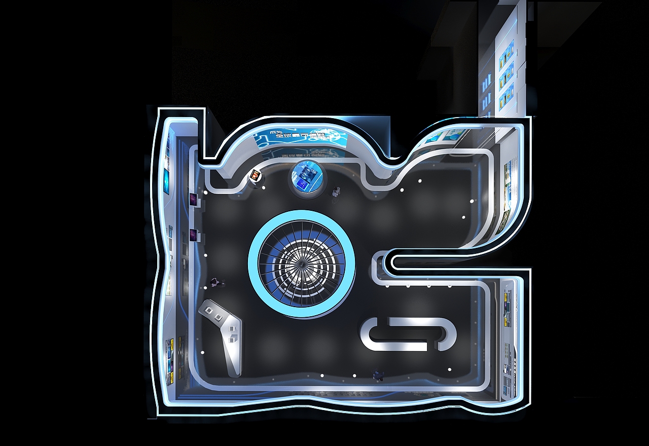 科技展厅（图ZMzM3OTAxNDYw） - 商业空间设计 - 站酷设计师Unnuu原创素材 - 站酷ZCOOL