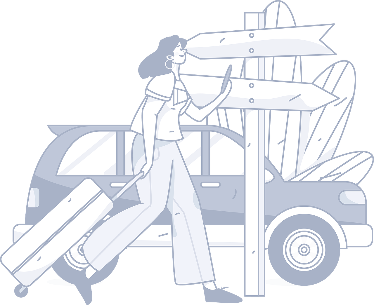 「小洋丁插画」空状态风格插画分享（图ZMzQzNTIwNzI0） - 商业插画 - 站酷设计师插画师niva原创素材 - 站酷ZCOOL