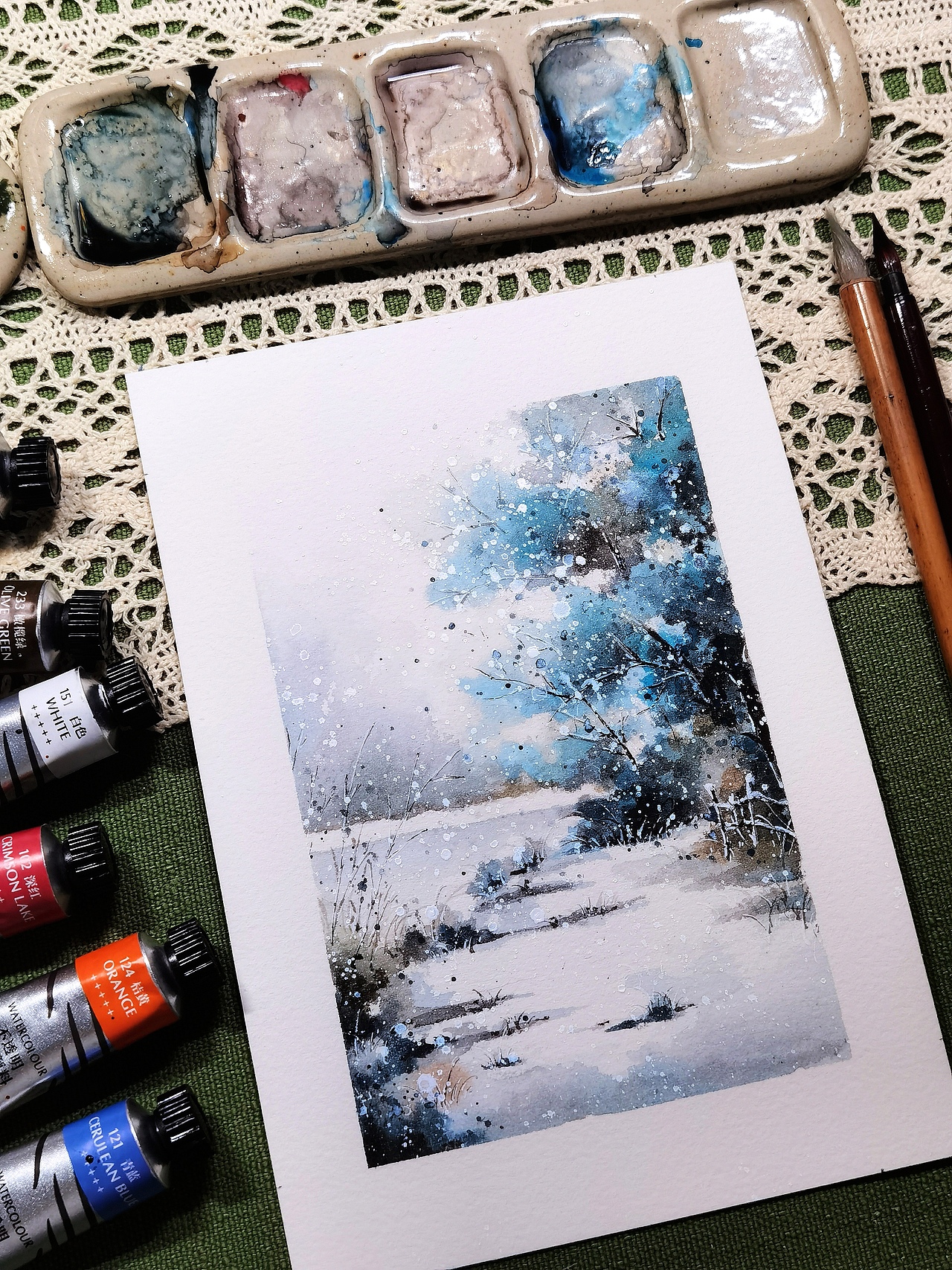 《四季江南》（图ZMzQ3Mzg5MTcy） - 商业插画 - 站酷设计师Sion在画画原创素材 - 站酷ZCOOL