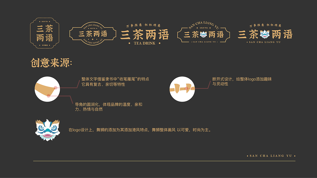 vi设计 vi 奶茶品牌设计 柠檬茶 茶饮 品牌 LOGO