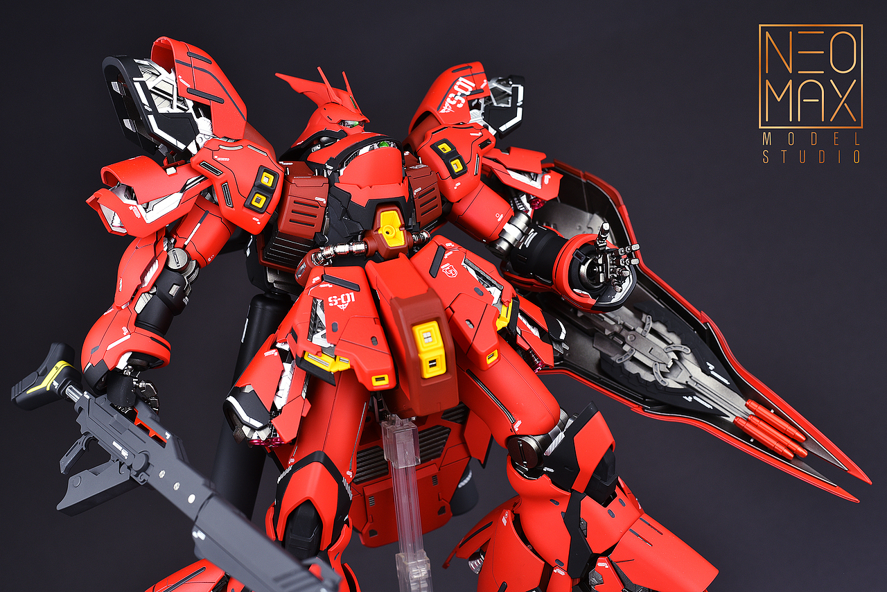 马沙逆袭!高达模型作品【万代mg 沙扎比ver.ka】