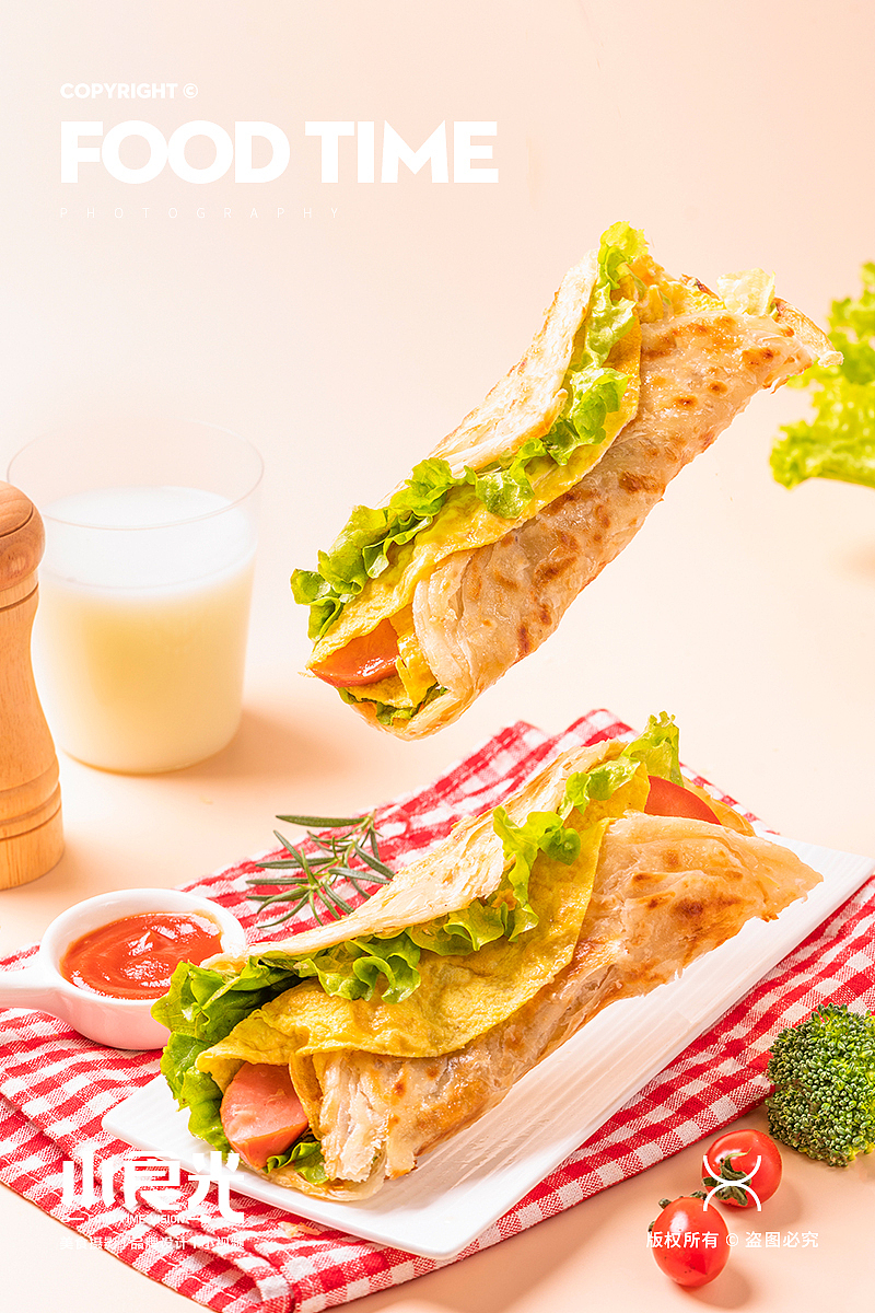 烟台快餐美食 馅饼 羊肉 羊汤 菜品上门拍摄