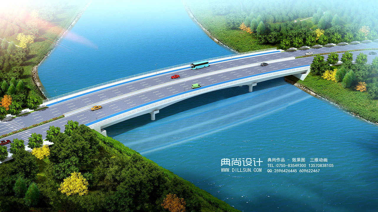 桥梁设计效果图 3