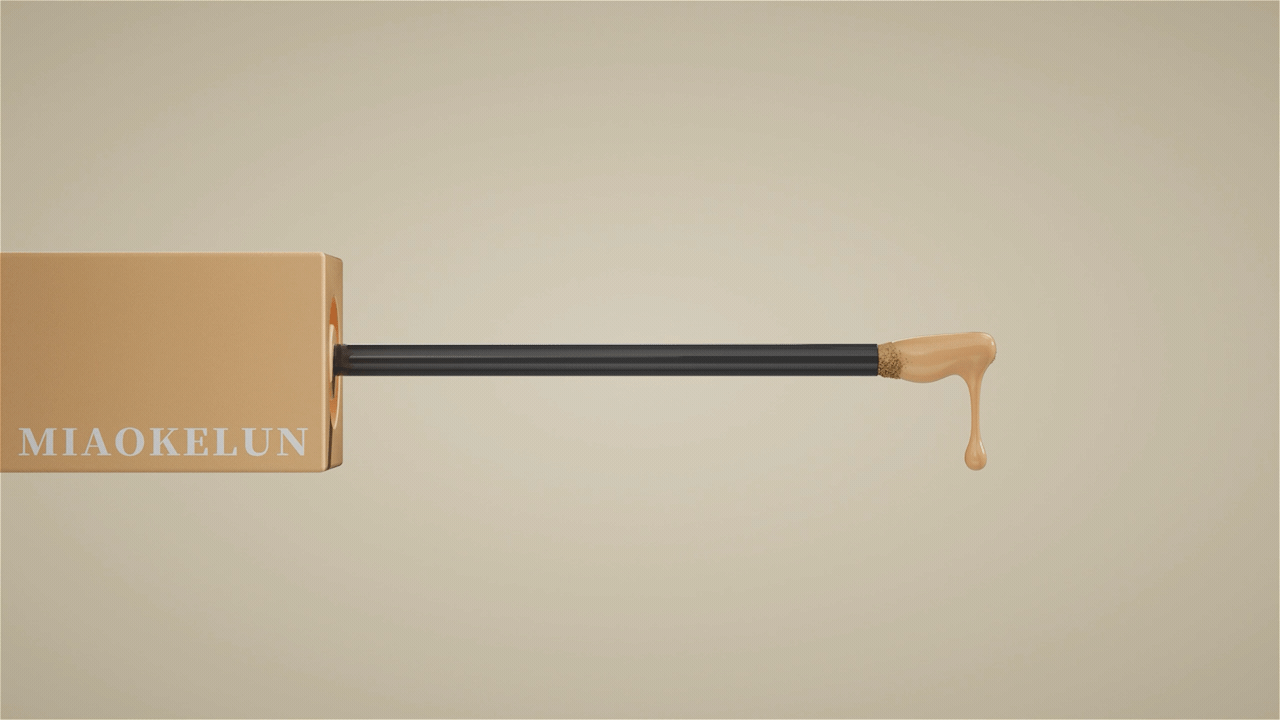 Dynamic rendering of liquid foundation