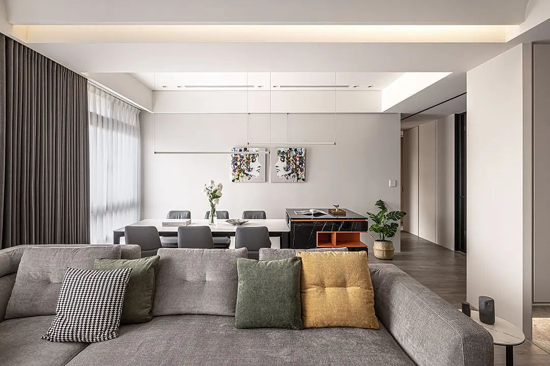 112㎡艺术现代宅：一纸水墨,让你爱上东方美学!