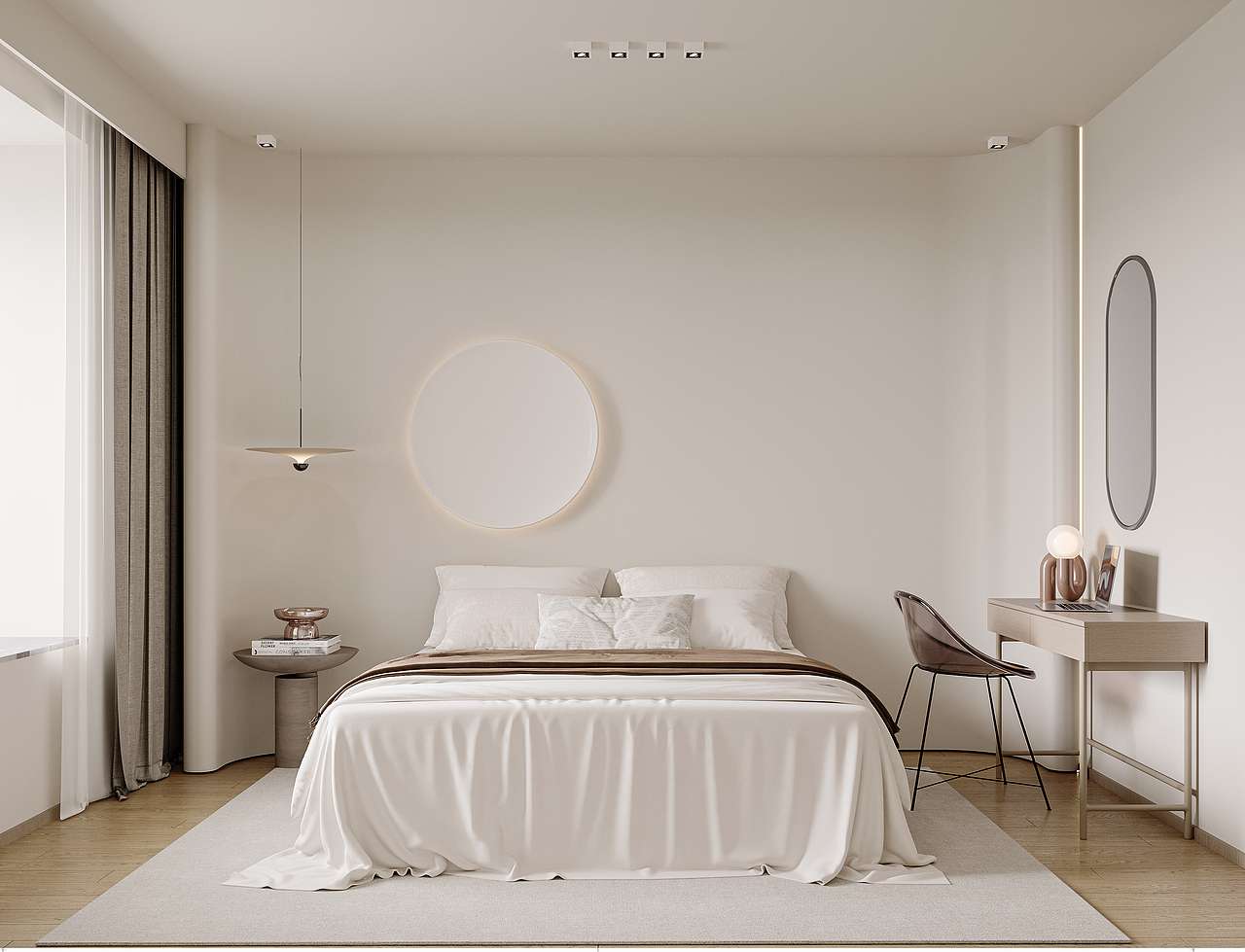 民宿—天和地，远和近，黑和白，所以早就是和晚