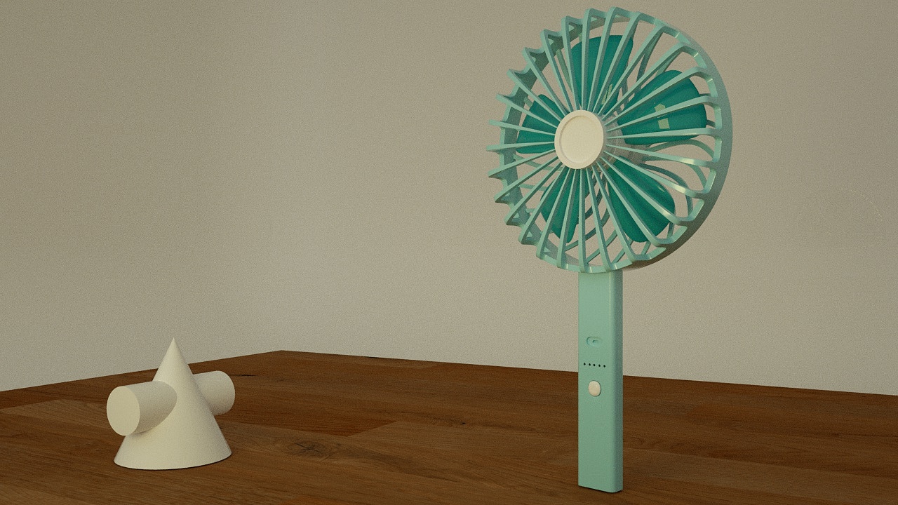 C4D打卡练习（3）-迷你风扇（图ZMzMxOTkyMTI0） - 场景 - 站酷设计师离火极寒原创素材 - 站酷ZCOOL