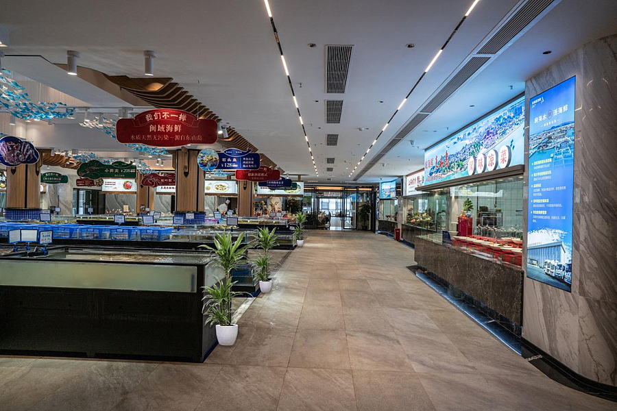 东莞新嘉园海鲜城海鲜池设计欣赏（图ZMzM2MTc5MjA4） - 酒店餐饮设计 - 站酷设计师尤度设计原创素材 - 站酷ZCOOL