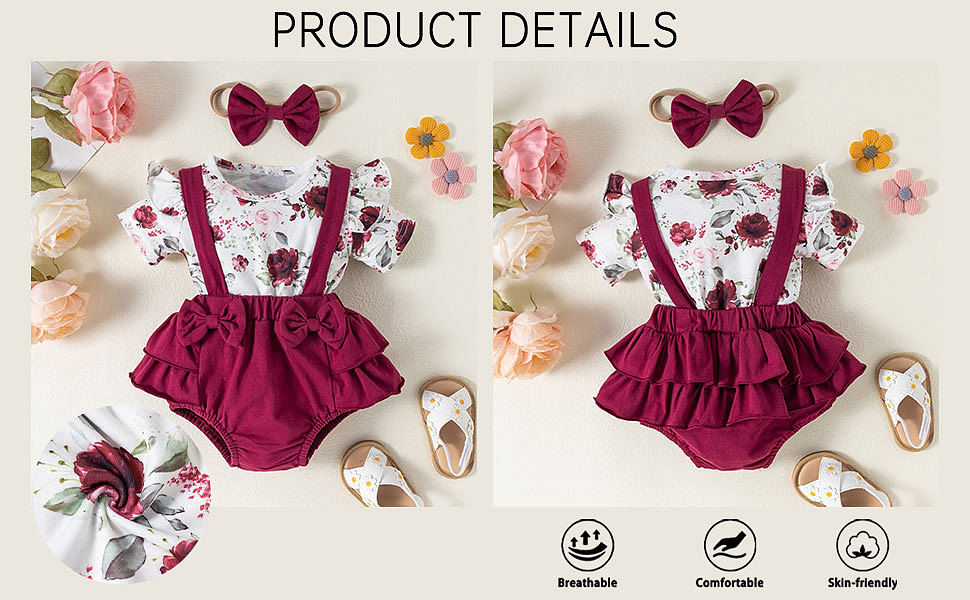 亚马逊A+ 童装 女童套装