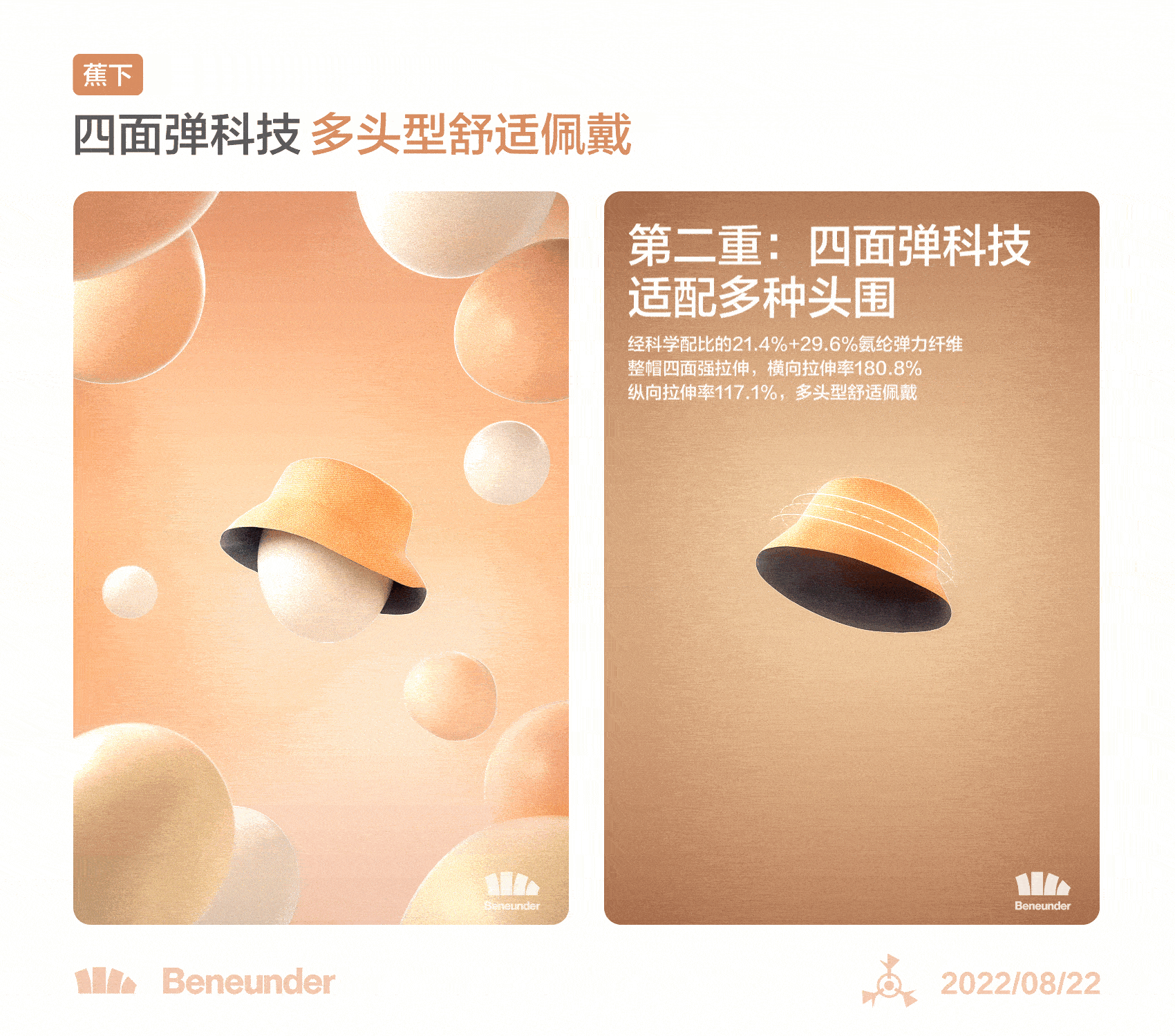 蕉下 | 2022春夏+秋冬 | 三维动效