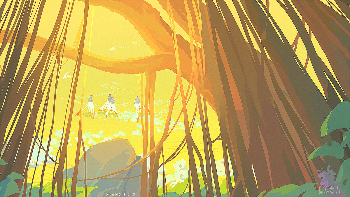 画里说走就走旅行（图ZMzE3NTQ4NTk2） - 商业插画 - 站酷设计师白衣巷九原创素材 - 站酷ZCOOL