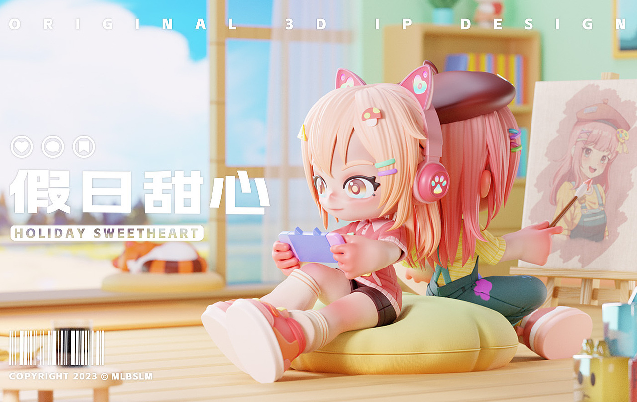 【原创IP】假日甜心（图ZMzM5NjA2MTgw） - 人物/生物 - 站酷设计师猫狸不是狸猫原创素材 - 站酷ZCOOL