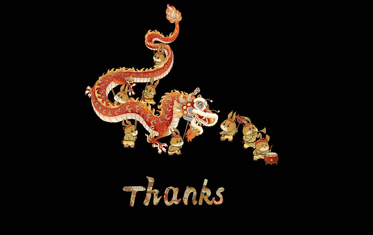 卯兔上河图 2023兔年春节贺岁商业插画