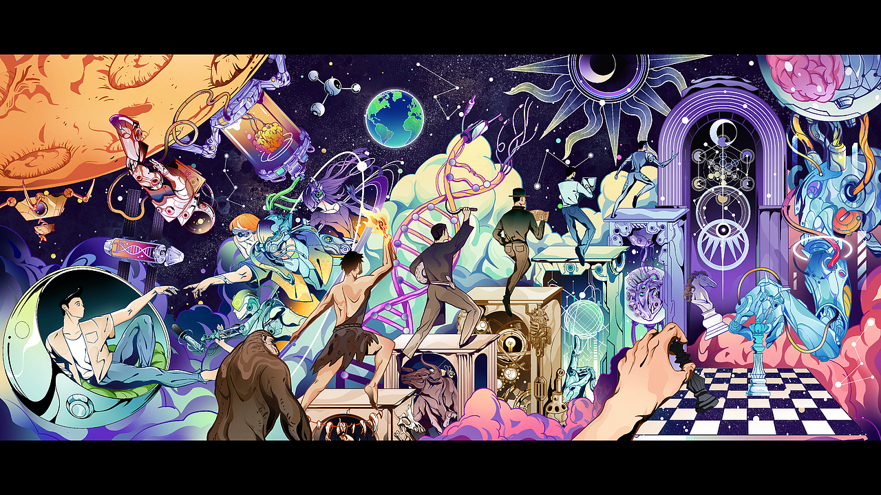 The four values of onion（图ZMzIwMDAwOTI0） - 商业插画 - 站酷设计师whatever蒋原创素材 - 站酷ZCOOL
