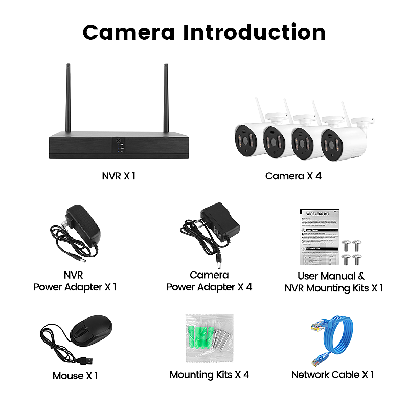 无线监控套装详情页设计