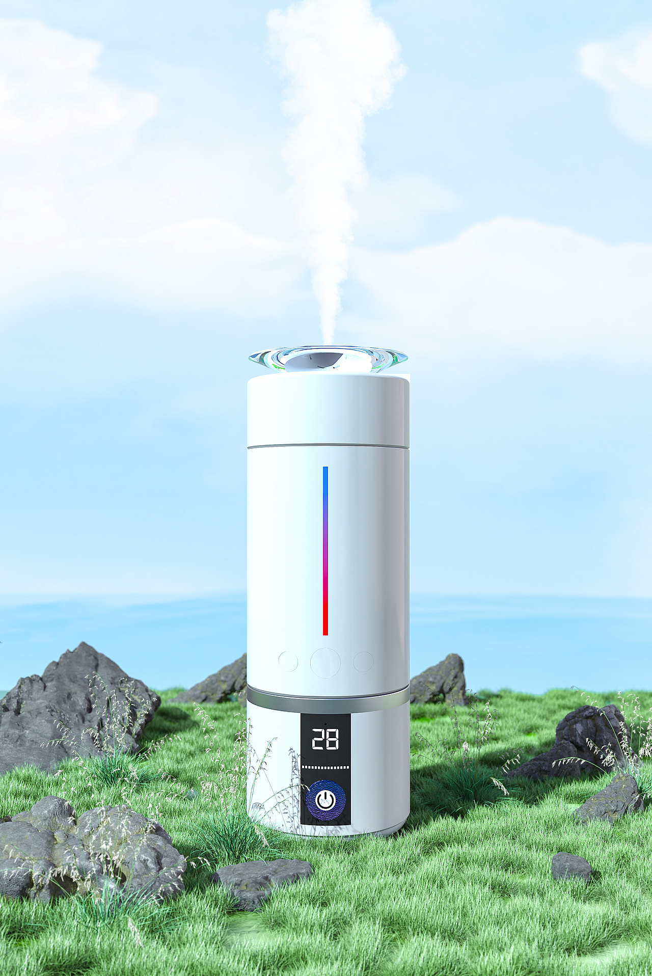 加湿器--渲染练习（图ZMzI0MzYzMjk2） - 其他 - 站酷设计师我以为_style原创素材 - 站酷ZCOOL