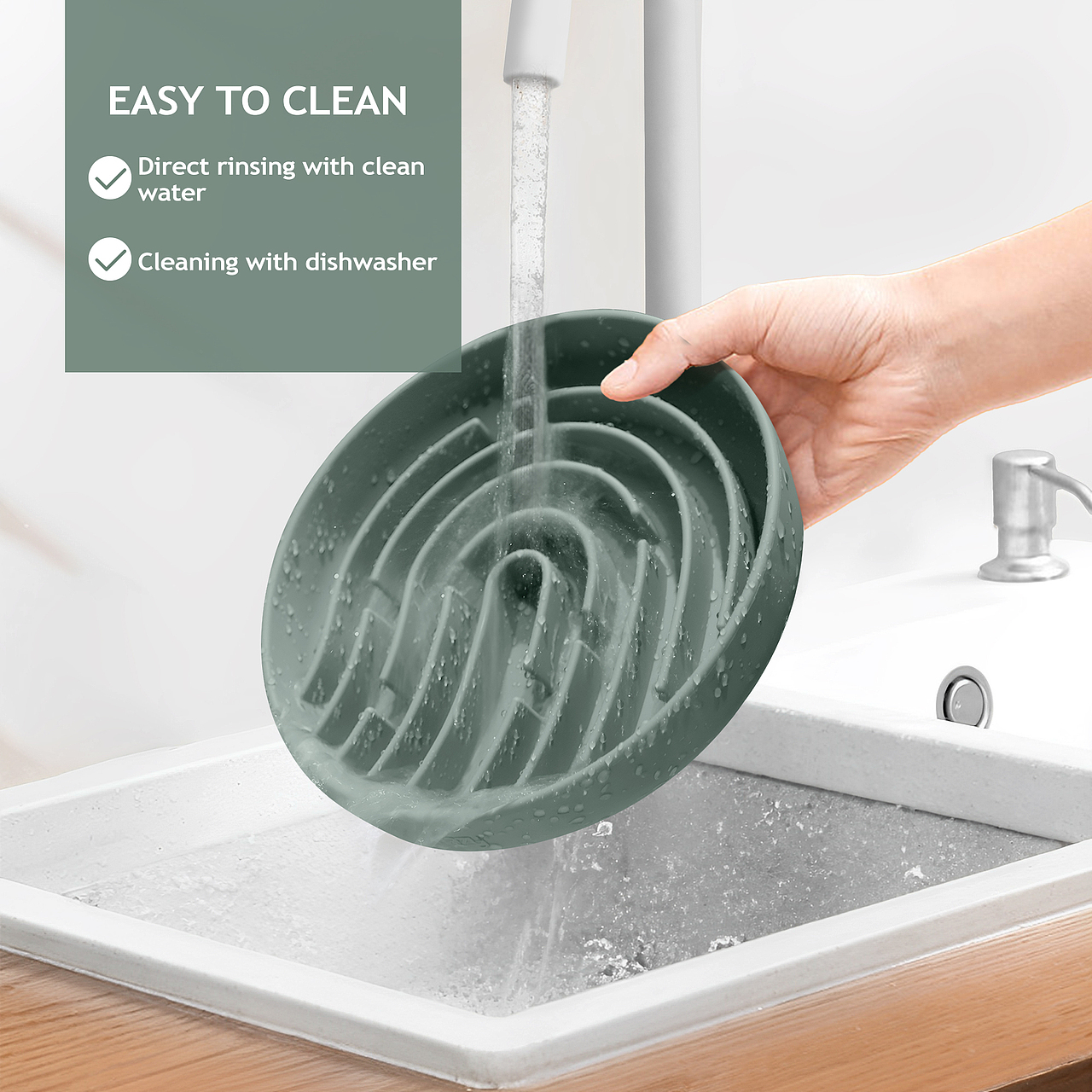 亚马逊 宠物 喂食碗硅胶碗狗盆狗碗