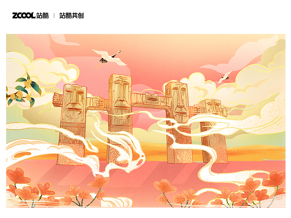 “塞上江南”银川城市旅游文化品牌形象设计（图ZMzMyNzQzOTUy） - 海报 - 站酷设计师黎慕H原创素材 - 站酷ZCOOL