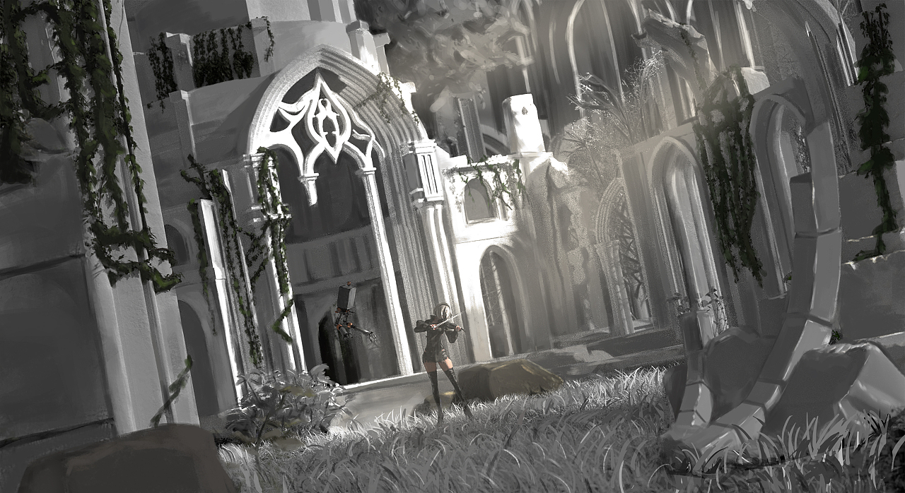 破败教堂——2B