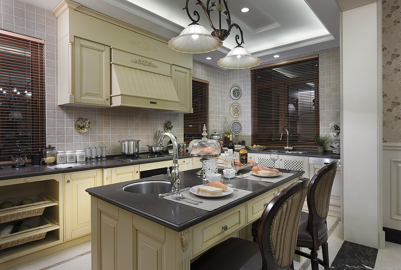 浪漫法式，浑然天成-苏州尚澜湾别墅室内设计（图ZMzA4MDIxODA0） - 家装设计 - 站酷设计师设计师高龙原创素材 - 站酷ZCOOL