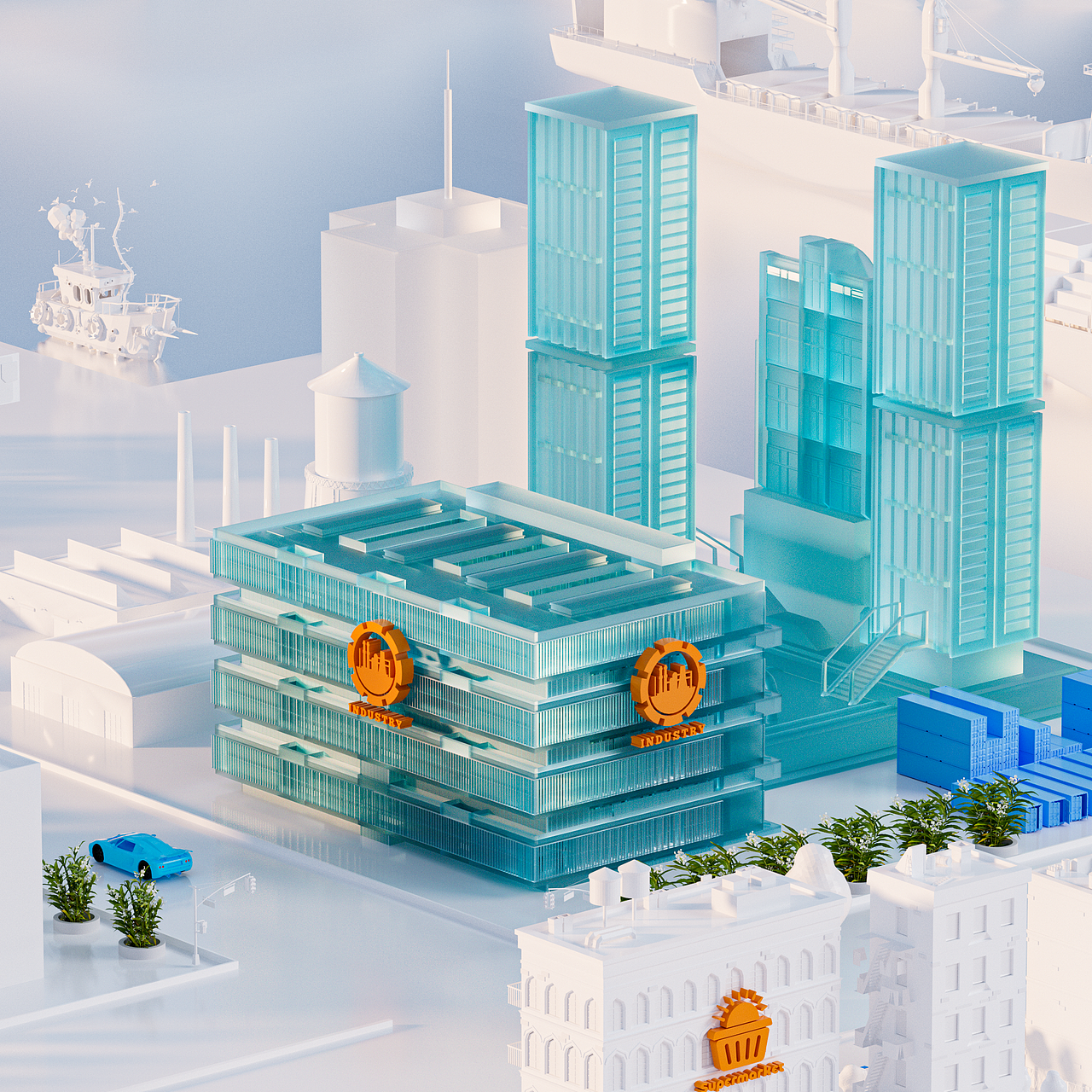 一些官网主视觉动态KV场景