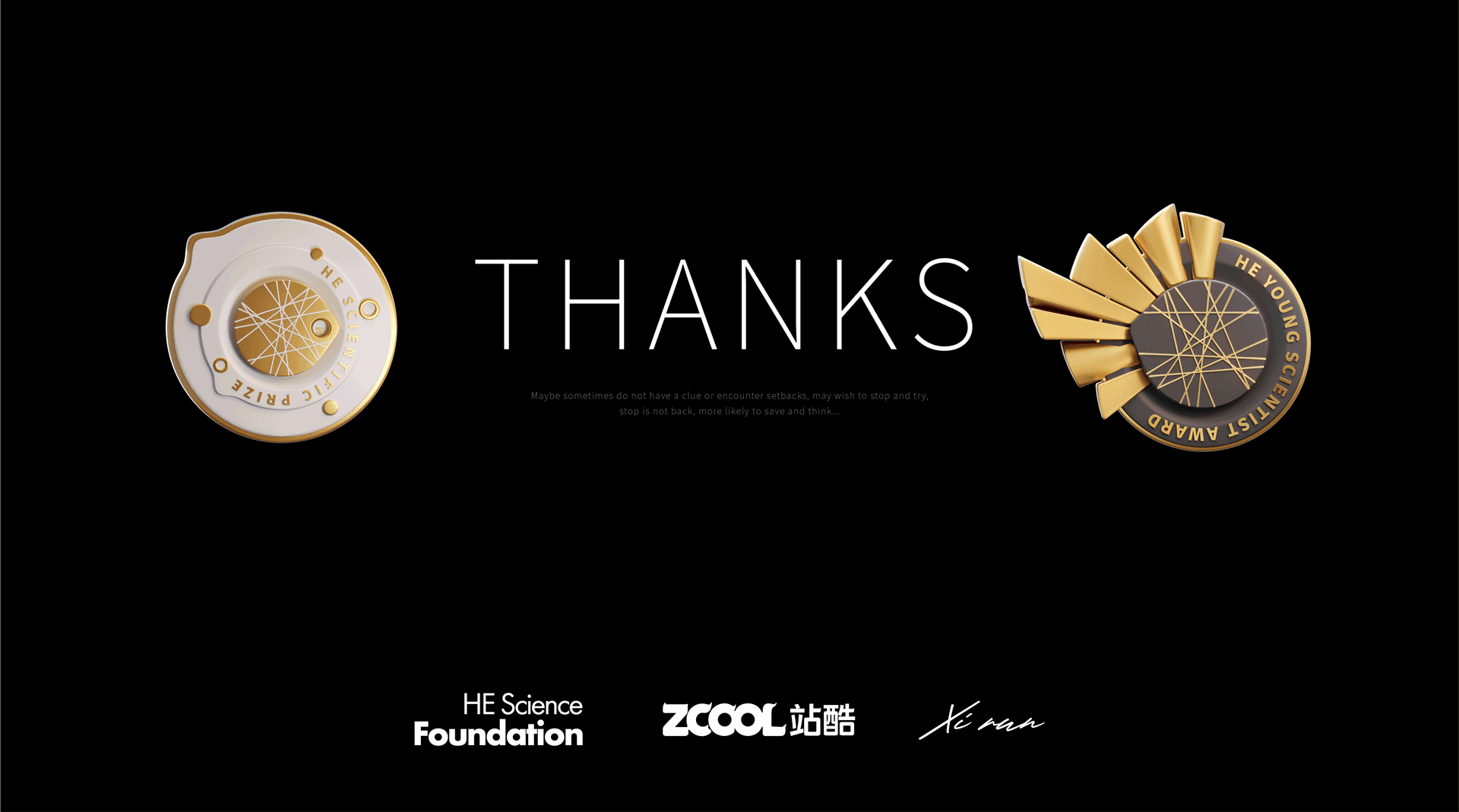 何享健科学基金 | 奖章设计（图ZMzY5NTQ2NTIw） - 其他工业/产品 - 站酷设计师锡润原创素材 - 站酷ZCOOL