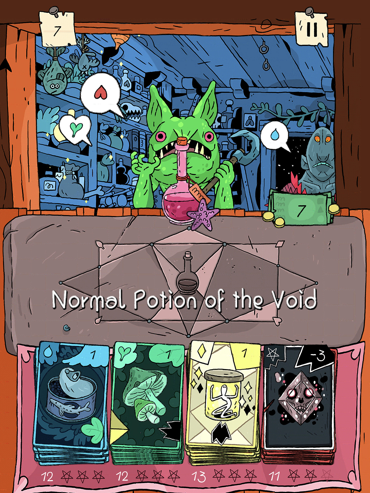 奇迹商人 |插画风游戏UI视觉分享