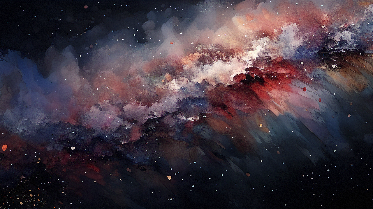 绚丽多彩的艺术概念图