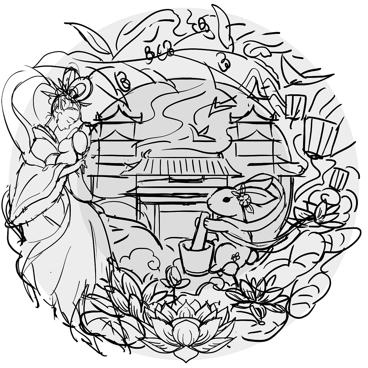 中秋月饼礼盒设计（图ZMzUxNzEyMjY0） - 包装 - 站酷设计师一大杯橙子汁原创素材 - 站酷ZCOOL