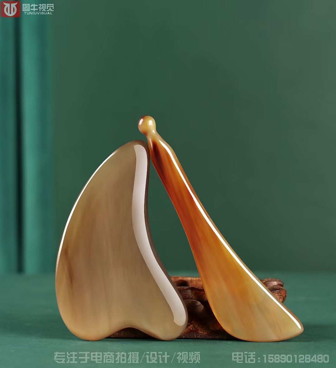 牛角面部刮痧板|电商设计|郑州图牛|商业摄影|产品拍摄