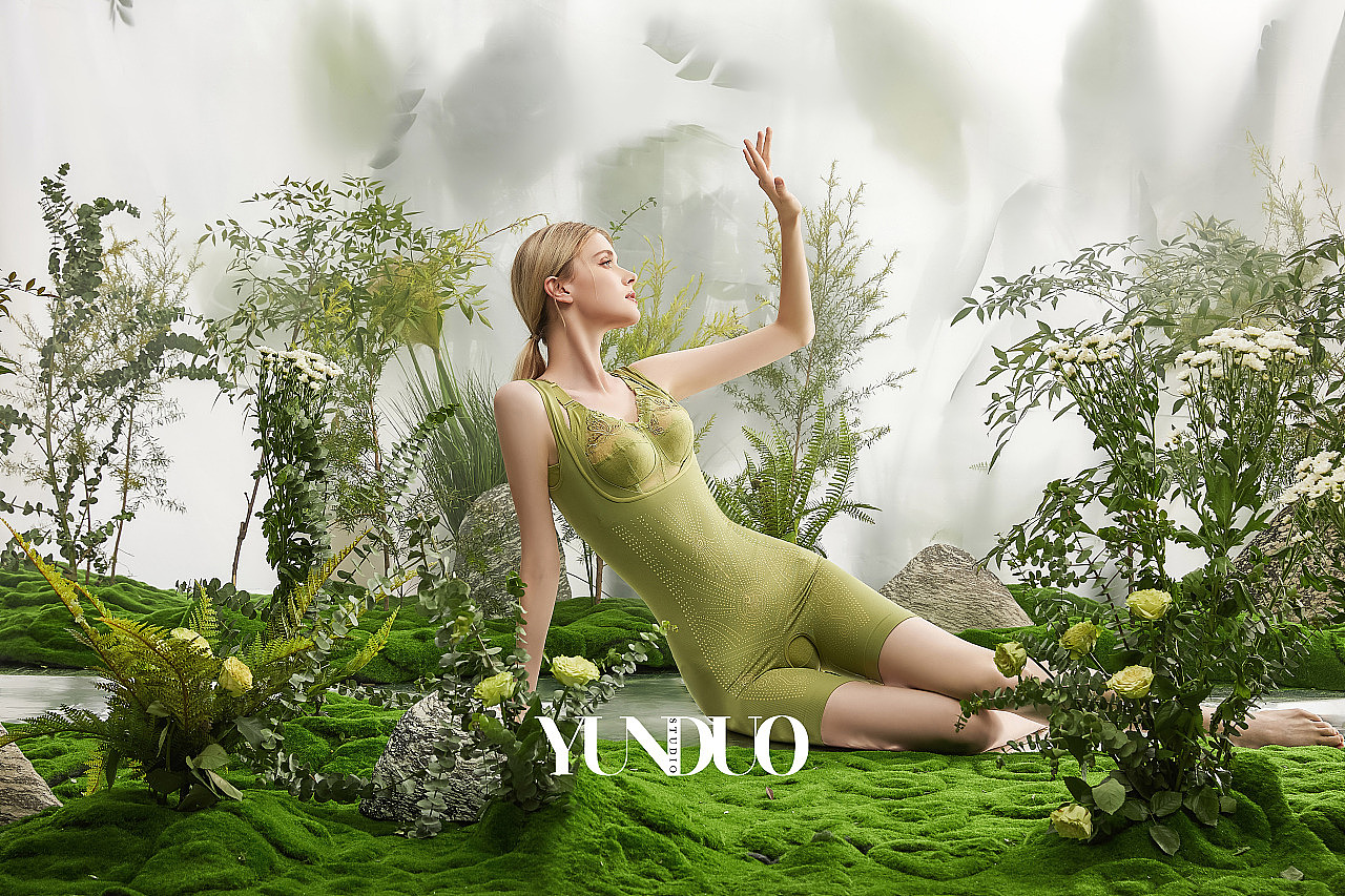 品牌内衣 塑身衣拍摄 爱美莱-茜木