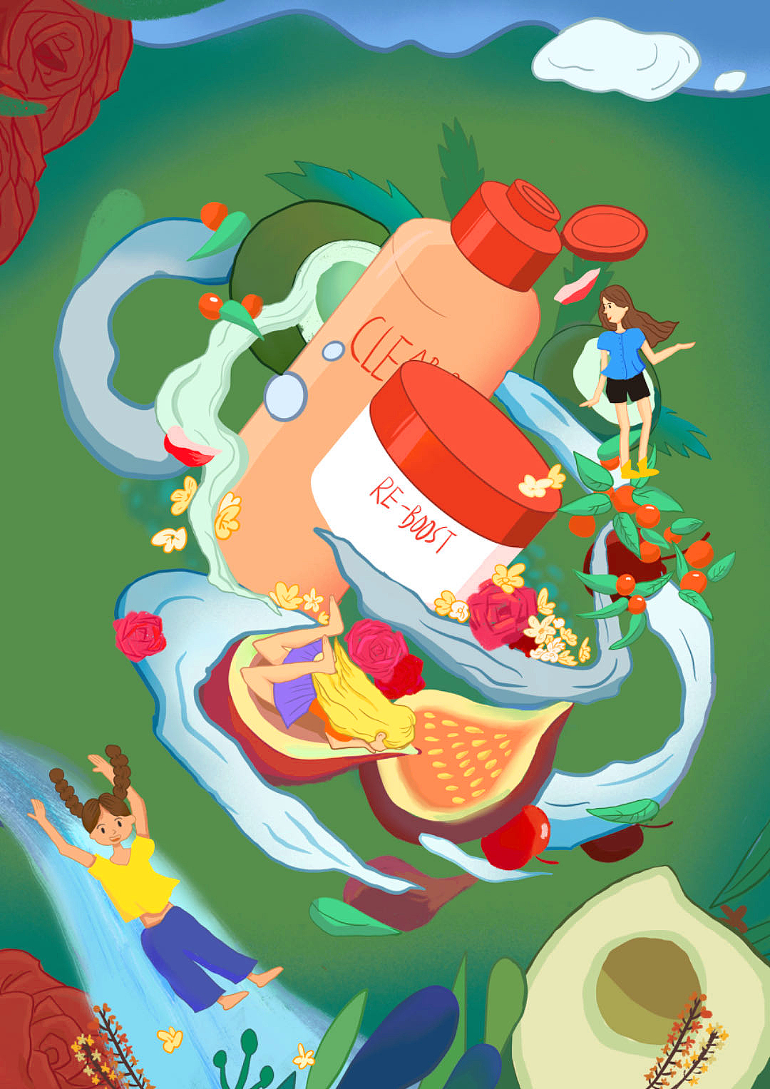 「好时肌长绽放」my CLARINS 植物呵护好时肌