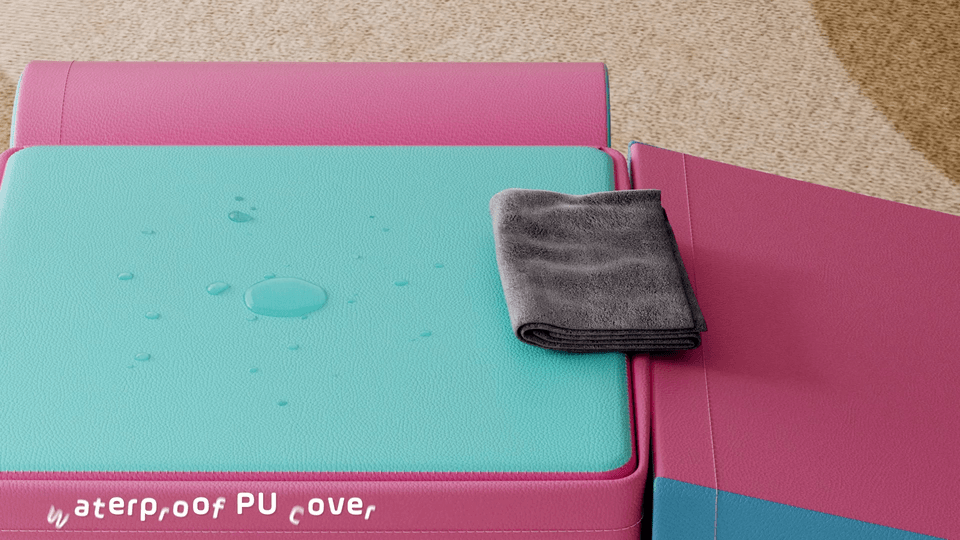 粉蓝积木套装-五件套