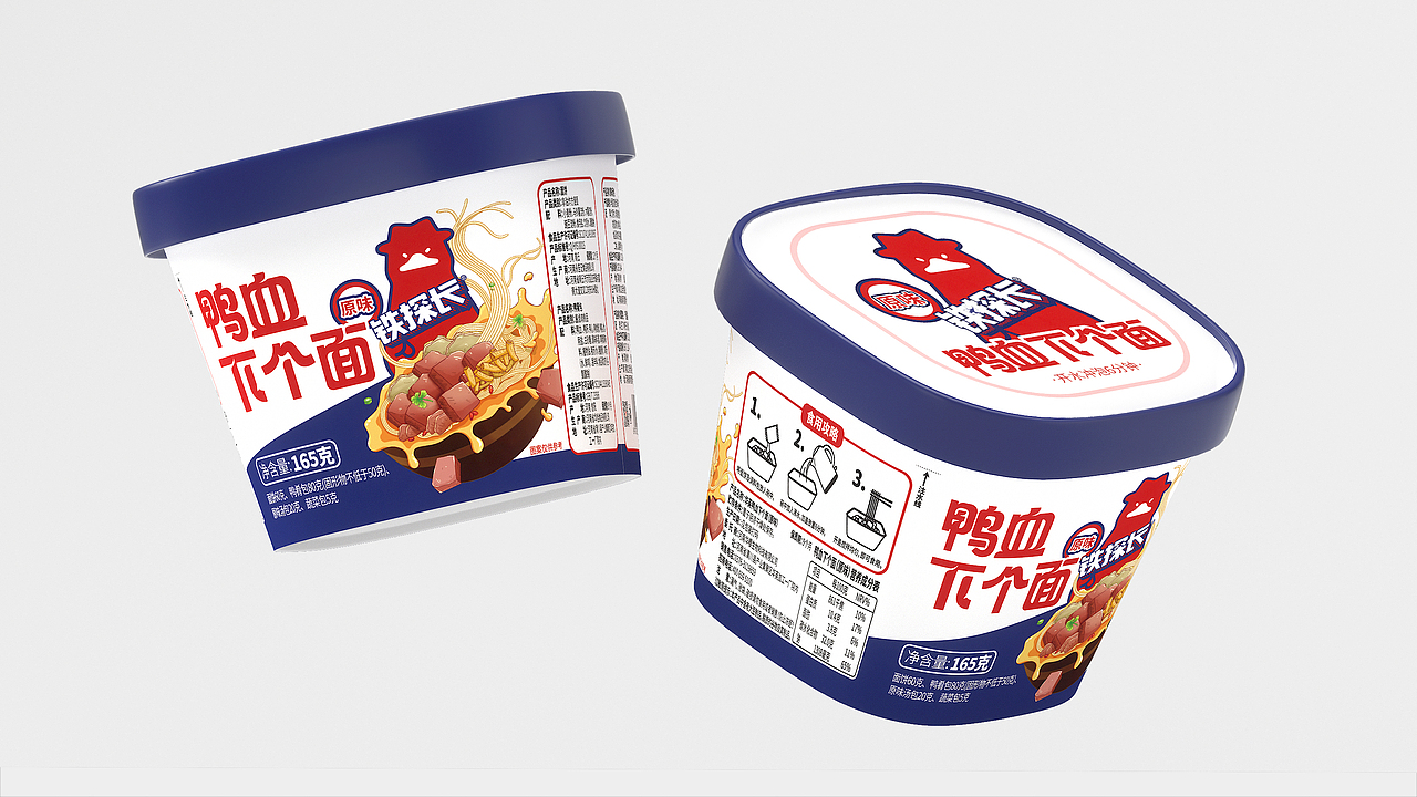 妙创品牌设计：鸭血粉丝包装设计